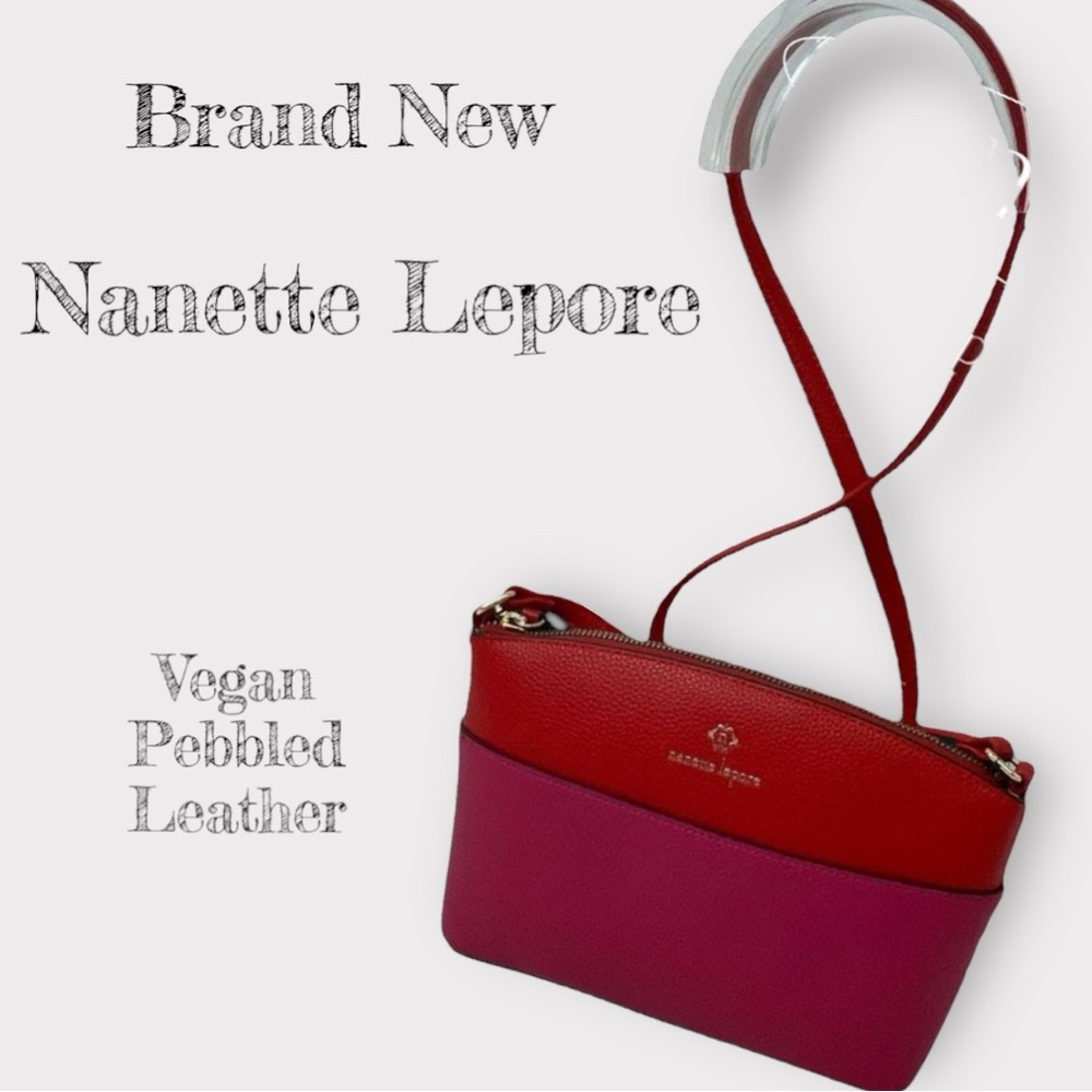BRAND NEW  Nanette Lepore Vegan Leather Crossbody